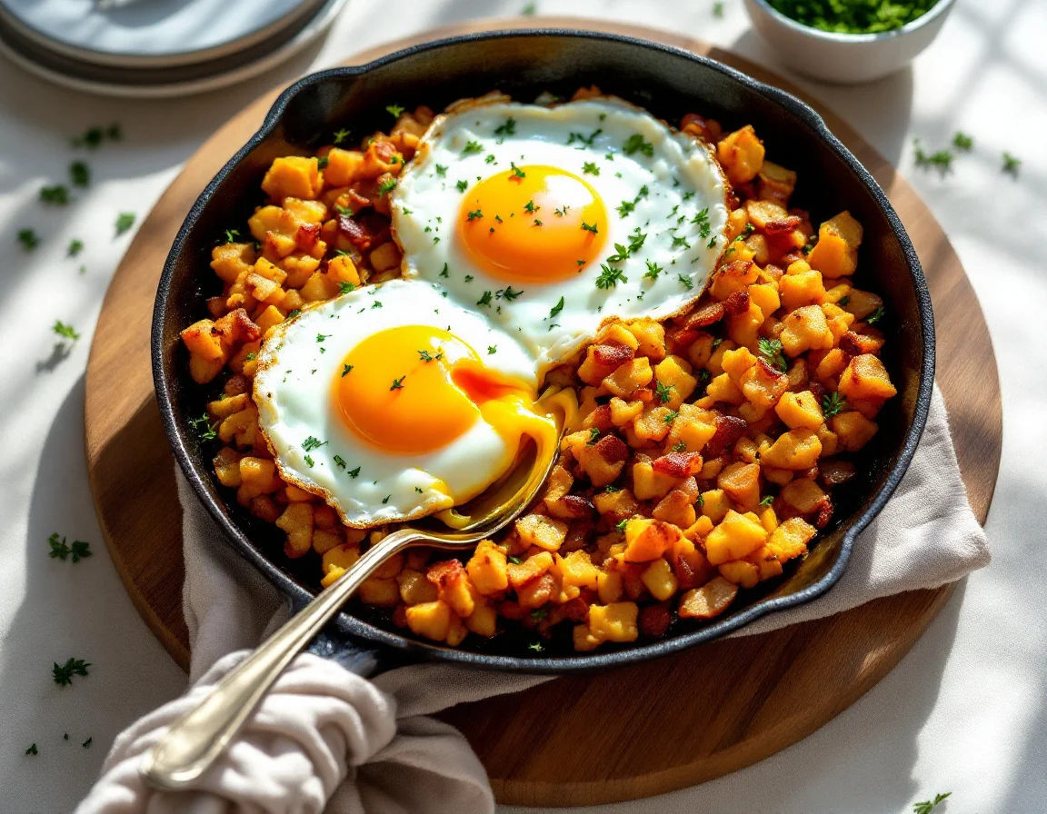 Boniato Hash with Pasture-Raised Eggs