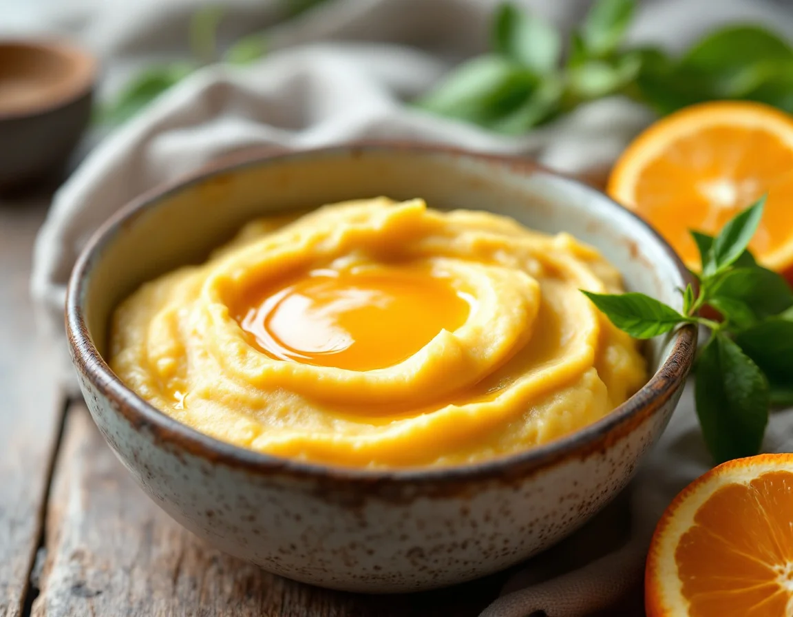 Boniato Mash with Brown Butter and Sour Orange