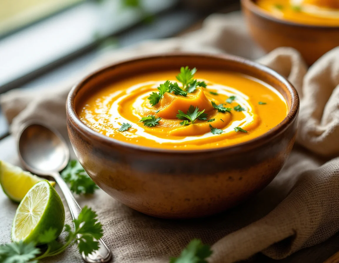 Calabaza and Coconut Soup