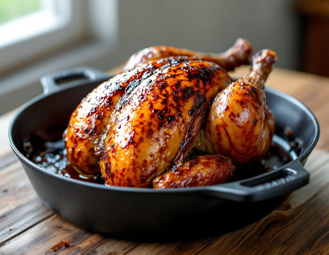 Cane Syrup and Datil Glazed Chicken