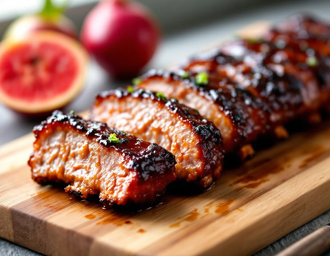 Guava Glazed Pork Ribs