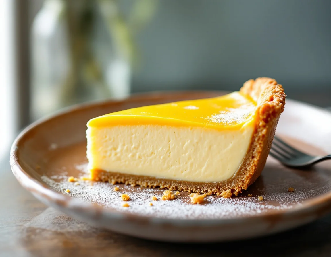 Passionfruit Icebox Pie